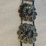 Vintage Gilded Sunflower Bracelet, China