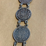 Vintage Bracelet, Turkish Coins