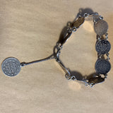 Vintage Bracelet, Turkish Coins