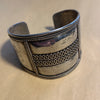 Vintage Sterling Wide Cuff, Bali