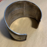 Vintage Sterling Wide Cuff, Bali