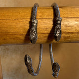 Pair of Men's Size Snake Bangles