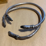 Pair of Men's Size Snake Bangles