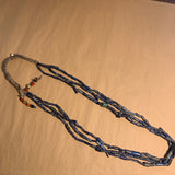 3-Strand Lapis Necklace, Naga