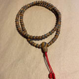 Tiny Inlaid Sandalwood Mala