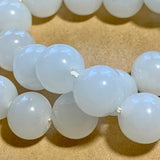 Vintage Japanese Glass Beads - Soft White Beads