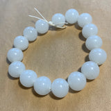 Vintage Japanese Glass Beads - Soft White Beads