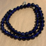 Bohemia Faceted Russian Blue Strand