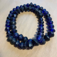 Bohemia Faceted Russian Blue Strand