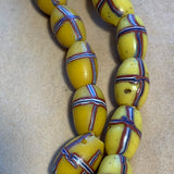 Classic Yellow French Cross Beads