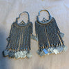 Antique Hoop Earrings with Fringe, India