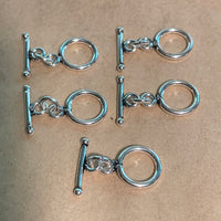 5 Sterling Silver Toggle Clasps