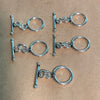 5 Sterling Silver Toggle Clasps