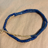Antique Russian Blue Beads