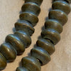 Antique Nigerian Brass Saucer Beads