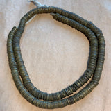 Strand of Antique Bronze Eja Beads, Nigeria