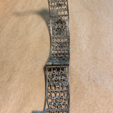 Vintage Silver Bracelet with Gold Vermeil & Chrysocolla (Copy)