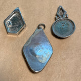 Trio of Eilat Stone Pendants, Israel