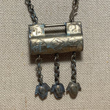 Antique Silver Padlock Pendant, China