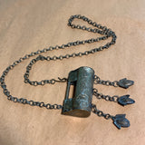 Antique Silver Padlock Pendant, China