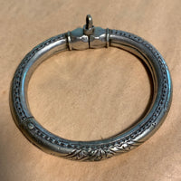 Antique Silver Bangle, Nepal