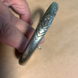 Antique Silver Bangle, Nepal