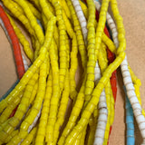 Yellow Fulani Multi-Strand Necklace