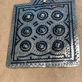 Silver Pendant from Morocco with Niello Detail