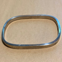 Vintage Silver Plain Bangle