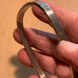 Vintage Silver Plain Bangle