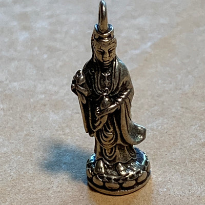 Quan Yin Charm, Sterling