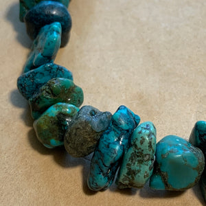 Large Turquoise Chips Beads