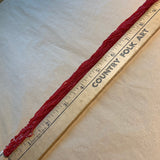 Antique Ruby Red Seed Beads, 14º