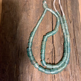 Roman Era Seafoam Glass Beads, Recycled Bracelet Pieces