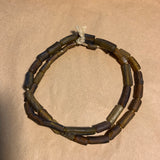 Antique Dark Rootbeer Glass Beads