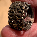 Antique Silver Puzzle Ring, China
