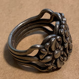 Antique Silver Puzzle Ring, China