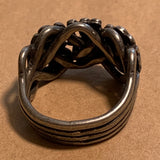 Antique Silver Puzzle Ring, China