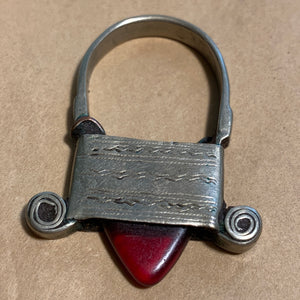Tuareg Pendant with Czech Glass Stone