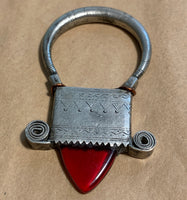 Tuareg Pendant with Czech Glass Stone