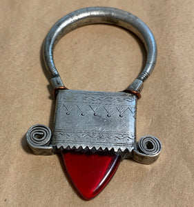 Tuareg Pendant with Czech Glass Stone