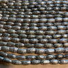 Strand of Ethiopian Silver Large Rice-Shape Beads