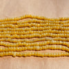 Antique Greasy Yellow Seed Beads, 10º