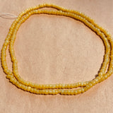Antique Greasy Yellow Seed Beads, 10º
