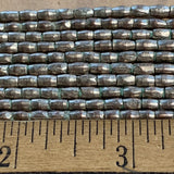Silver Short Cylindrical Beads, Ethiopia