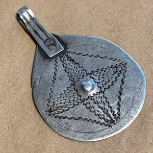Traditional Berber Engraved Pendant