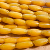 Venetian Opaque Yellow Glass Beads