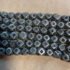 Strand of Silver Tone 5mm Cornerless Cubes, Niger