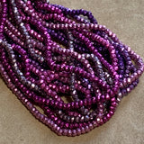 Antique French Steel Cuts, Size P4 Purple & Pink