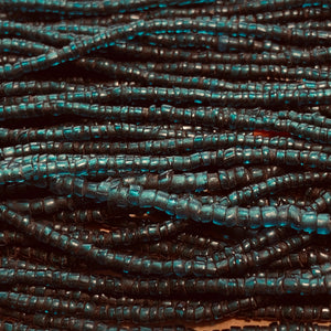 Dark Teal Seed Beads, Nagaland